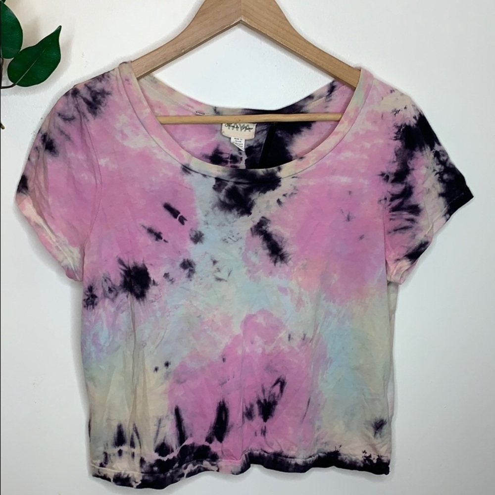 Anthro Nom De Plume by YaYa Tie Dye Tulip Tee S